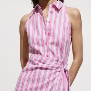 Mango Wrap shirt dress Size 6